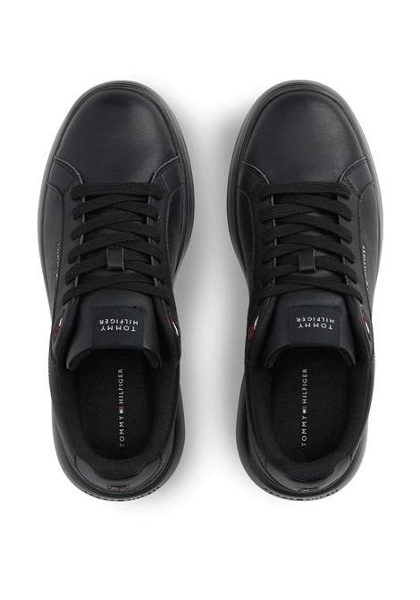 Tommy Hilfiger Chunky Leather Sneakers Black Men TOMMY HILFIGER | Sneakers | FM0FM06000-0GJ